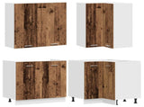 Kitchen Unit LYON 8 pcs Old Wood Engineered Wood 3438437