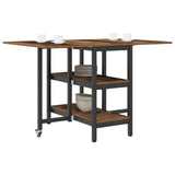 Dinning Table 122 x 80 x 76.5 cm Engineered Wood Old Wood 8006041