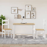Dining Chairs 2 pcs White 40x46x99 cm Solid Wood Pine 4005728