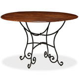 Dining Table Solid Acacia Wood with Honey Finish 120x76 cm 245642