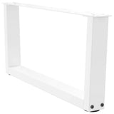 Coffee Table Legs V-Shape 2 pcs White 70x cm Steel 4012617