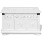 Two Piece Storage Chest Set White 244360