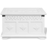 Two Piece Storage Chest Set White 244360