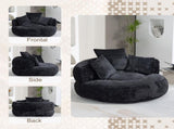 COOLMORE Lazy Sofa Durable Comfort Lounger High Back Bean Bag Chair Couch With Three Pillows for W2678P312246