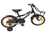 Kids Bike 12 Inches for 2-4 Years Old Orange Black 42009414
