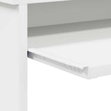 Desk with Drawer White 106 x 41 x 88.5 cm Engineered Wood 869466