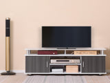 TV Cabinet Unit for TVs up to 50'' with Storage Shelf and Cupboards, Living Room Entertainment T3398P330532