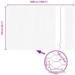 Hexagon Fence Silver 1.4 x 50 m Galvanised steel 42005726
