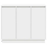 LED Sideboard White 90 x 32 x 75 cm Engineered Wood 869674