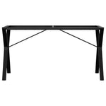 ZNTS Dining Table Legs Y-Frame 140x60x73 cm Steel 357935