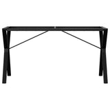 ZNTS Dining Table Legs Y-Frame 140x60x73 cm Steel 357935