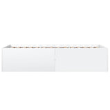 Bed Frame without Mattress White 75x190 cm Small Single 3280979