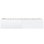 Bed Frame without Mattress White 90x190 cm Single 3280972