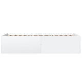Bed Frame without Mattress White 90x190 cm Single 3280972