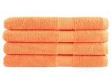 Premium Sauna Towels SOLUND 4 pcs Orange 80x200 cm 600 gsm 137387