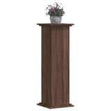 Plant Stand Brown Oak 33x33x100 cm Engineered Wood 852984