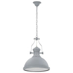 Ceiling Lamp Grey Round E27 281625