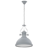 Ceiling Lamp Grey Round E27 281625