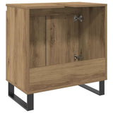 Bathroom Cabinet Artisan Oak 58x33x60 cm Engineered Wood 857221
