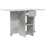 Dinning Table 115 x 70 x 75 cm Engineered Wood Concrete Grey 8006032
