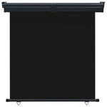 Balcony Side Awning 175x250 cm Black 48436