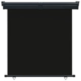 Balcony Side Awning 175x250 cm Black 48436