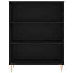 Highboard Black 69.5x32.5x180 cm Engineered Wood 3189558