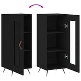 Sideboard Black 34.5x34x90 cm Engineered Wood 828765