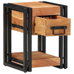 ZNTS Nightstand 30x30x40 cm Solid Acacia Wood 4016710