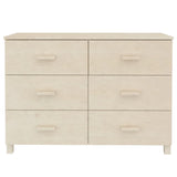 Sideboard HAMAR Honey Brown 113x40x80 cm Solid Wood Pine 340448