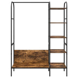 Clothes Rack Brown Oak 120 x 44 x 160 cm Engineered Wood 868447