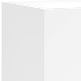 6 Piece TV Wall Units with LED White Engineered Wood 3216811