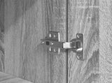 Highboard Grey Sonoma 50x35x180 cm Engineered Wood 3328467