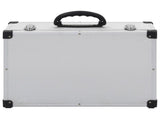 CD Case for 60 CDs Aluminium ABS Silver 91856