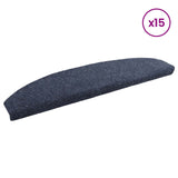 Self-adhesive Stair Mats 15 pcs Blue 80 x 24.5 x 3.5 cm 42038669