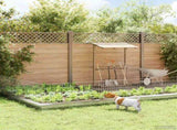 Garden Fence with Stakes 24 pcs 115 x 50 cm Mesh Silver 3438050