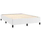Bed Frame without Mattress White 137x190 cm Full Faux Leather 347280