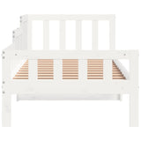 Day Bed without Mattress White 90x200 cm Solid Wood Pine 840371