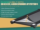 Folding Treadmill Incline, Walking Pad Treadmill for Home, 1-10km/h Under Desk Running Machine T3398P425127