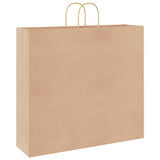Paper Bags 250 pcs with Handles Brown 54x15x49 cm 4101598