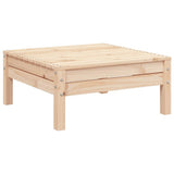 Garden Footstool Natural Wood Solid Pine Wood Standard Modular 838012