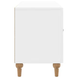 TV Cabinet High Gloss White 99 x 34.5 x 50 cm Engineered Wood 894259
