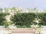 Wedding Arch White 223 x 45 x 201 cm Steel 42021350