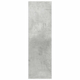 Wall Shoe Cabinets 2 pcs Concrete Grey 80x18x60 cm Engineered Wood 806750
