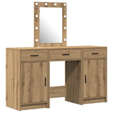 Dressing Table with Door Brown 50 x 41 x 135 cm Engineered Wood 3334262