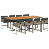 Garden Dining Set Grey 3211286