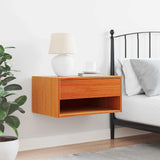 Bedside Table Wax Brown 50 x 32.5 x 24 cm Solid pine wood 873479