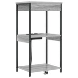 Bedside Cabinet Grey Sonoma 41 x 31 x 76 cm Engineered Wood 859548