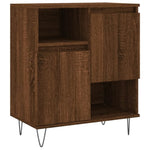 Sideboards 2 pcs Brown Oak Engineered Wood 3190132