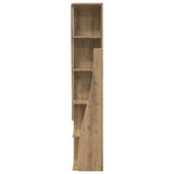 Corner Cabinet 27.5x27x140cm Engineered Wood Artisan Oak 889874